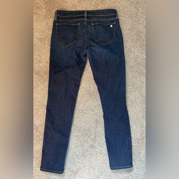 Kate Spade Jeans Women's 29 Broome Street Medium Dark Wash Denim Skinny Mid-Rise - Picture 6 of 6